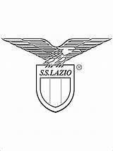 Lazio Coloring Logo Ss Pages Sportiva Emblem Società Rome Italian Based Printable Sports Club sketch template