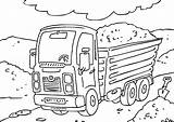 Vrachtwagen Laster Camion Colorare Malvorlage Ausmalbilder Disegni Grote Schoolplaten Große sketch template