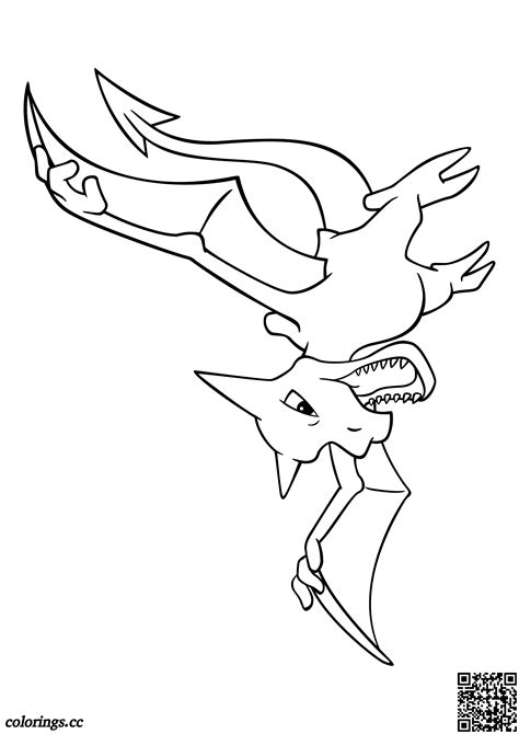 aerodactyl coloring pages pokemon coloring pages coloringscc
