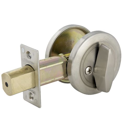 commercial  sided deadbolt  brushed chrome apartment door locks
