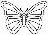 Outline Butterfly Drawing Getdrawings sketch template