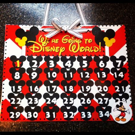 printable disney countdown calendar calendar templates