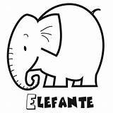Elefante Elefantes Plusesmas Animales Dibujar Salvajes Colorea Raudales Ratones sketch template