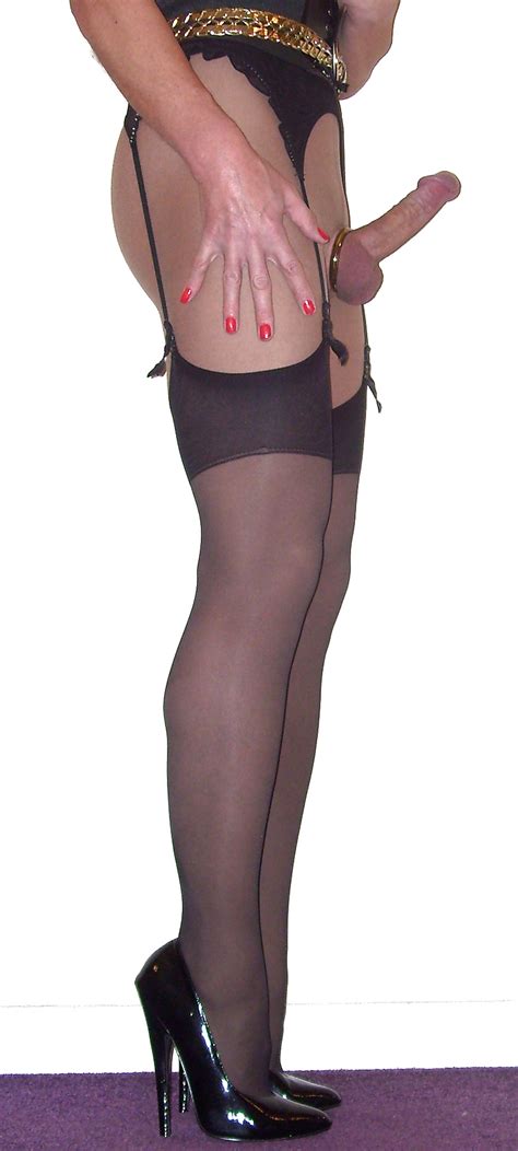 sexy crossdresser in heels and stockings 18 pics xhamster