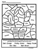 Synonym Descriptive Teacherspayteachers Elise Sargent Subject Literacy sketch template