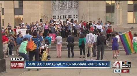 Same Sex Marriage Supporters Rally Youtube