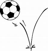 Clipart Ball Soccer Balls Library Bouncing Sports sketch template