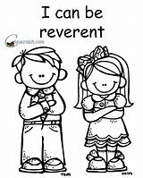 Lds Reverent Coloring Pages Nursery Primary Church Lesson Activities Sunbeam Little Lessons Reverence Sunday Will Behold Ones Clipart Children Melonheadz sketch template