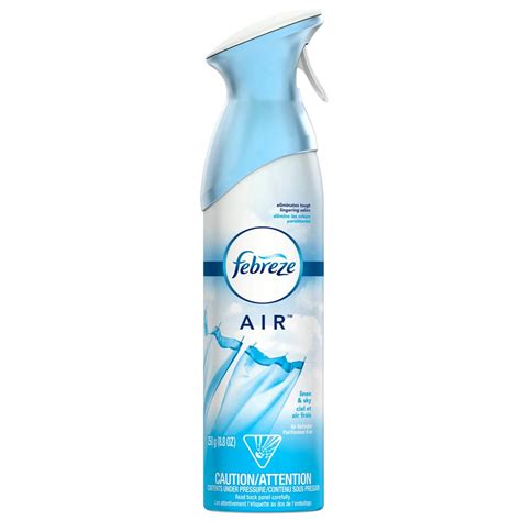 febreze air  oz linen  sky scent air freshener spray