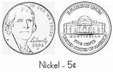 Nickel Coin Coloring Pages Template Color Sheet Worksheet Abcjesuslovesme Year Week Silver sketch template