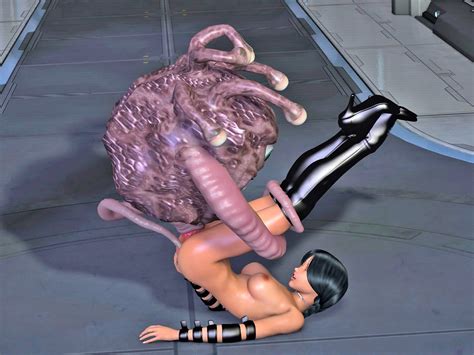 evil eye monster fucks a brunette with tentacles kingdomofevil 3d