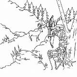 Coloring Pages Hunting Elk Colornimbus sketch template