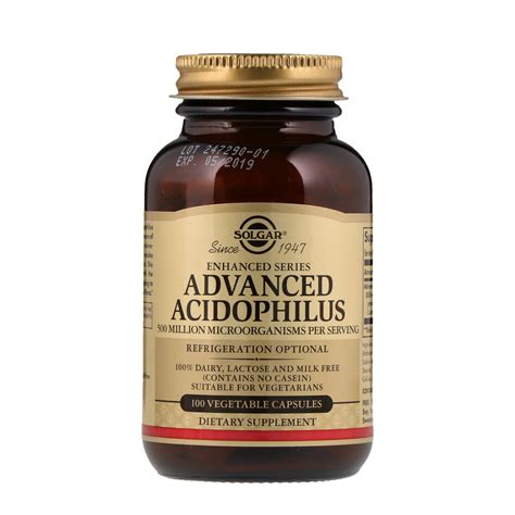 solgar advanced acidophilus  vegetable capsules  iherb