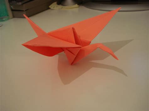 flapping origami crane  steps instructables