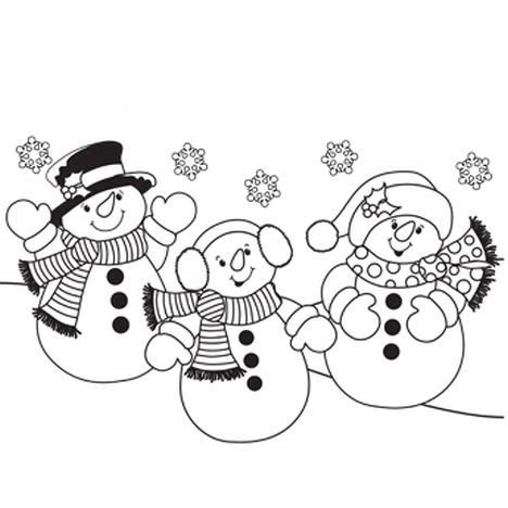 christmas snowman coloring pages part