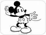 Mickey Steamboat Willie Coloring Mouse Pages Classic Drawing Listening Clipartmag sketch template