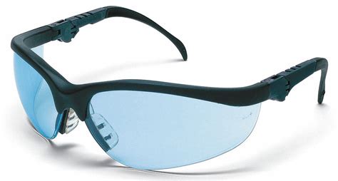 mcr safety klondike® plus scratch resistant safety glasses light blue