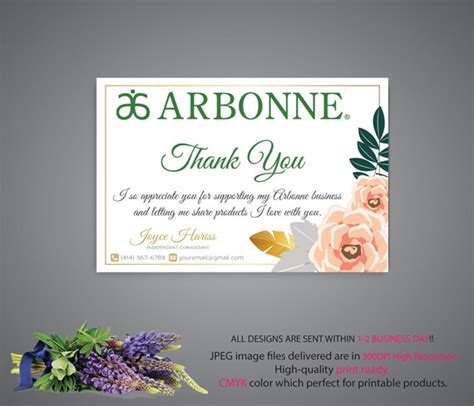 arbonne   custom argonne   card floral