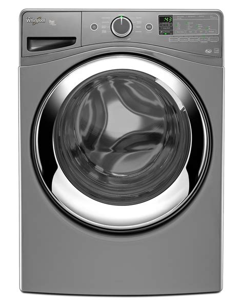 whirlpool  cu ft duet front load washer  steam clean option chrome shadow wfwhedc