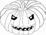 Jack Pumpkin Lanterns Halloween Coloring Pages sketch template