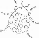 Coloring Pages Bug Spring Print sketch template