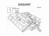 Ziggurat Drawing Getdrawings sketch template