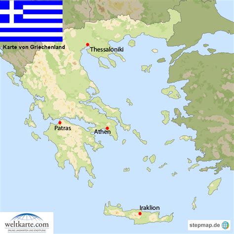 map fo greece overview map weltkartecom karten und stadtplaene