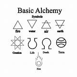 Alchemical Alchemy Occult Emblems Tabelle Grafiken sketch template