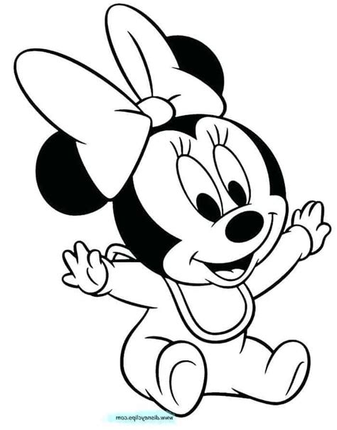 baby minnie mouse coloring pages minnie mouse coloring pages minnie