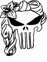 Punisher Tattoo Drawing Rockabilly Getdrawings sketch template