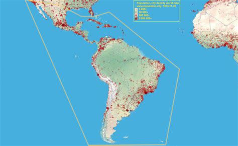 Population Density Map Of Latin America Wild Anal