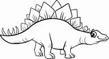 Stegosaurus Coloring Dinosaur Drawing Prehistoric Getdrawings Cartoon Pages sketch template