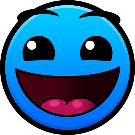 geometry dash wiki geometry dash easy face clipart full size