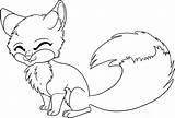 Coloring Pages Foxes Fox Cartoon Popular sketch template