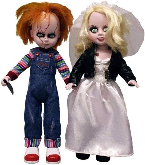 living dead dolls chucky and tiffany dolls set dolls amazon canada