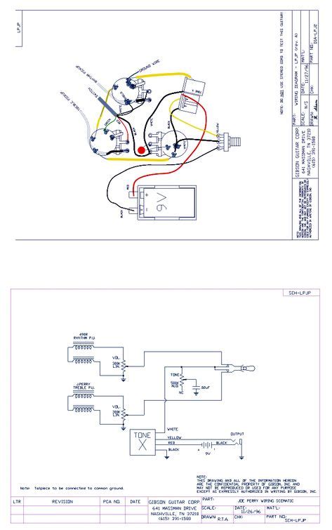 image wiring diagram  electric guitar schematics rh archive gibson  gibson electric