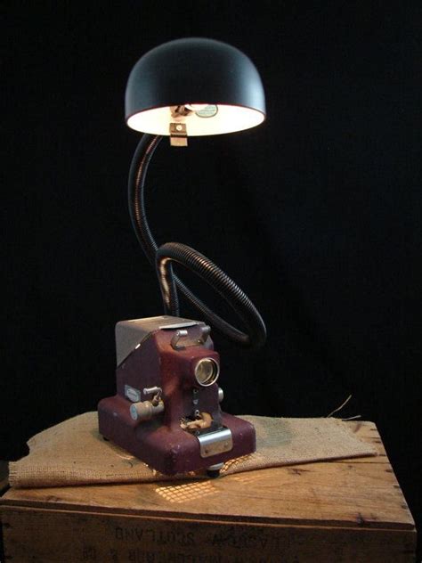 Upcycled Film Projector Lamp By Benclifdesigns On Etsy Novelty Lamps