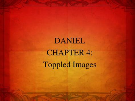ppt daniel chapter 4 toppled images powerpoint