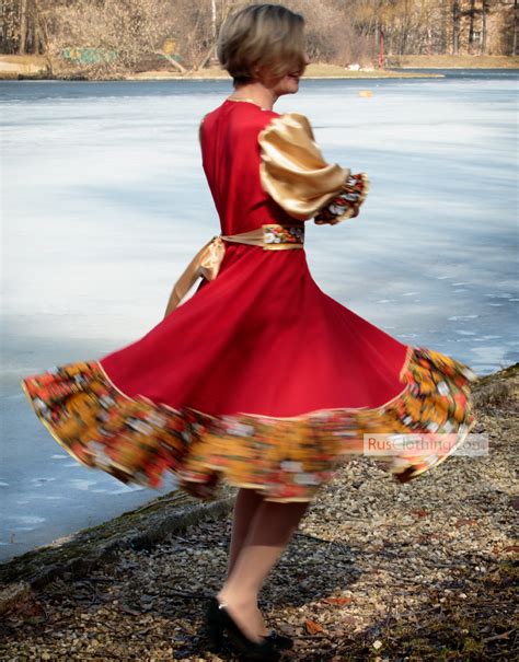 russian dance costume khokhloma