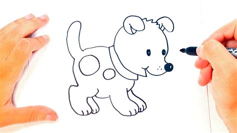 Cómo Dibujar Un Perro Sencillo 】 Paso A Paso Muy Fácil