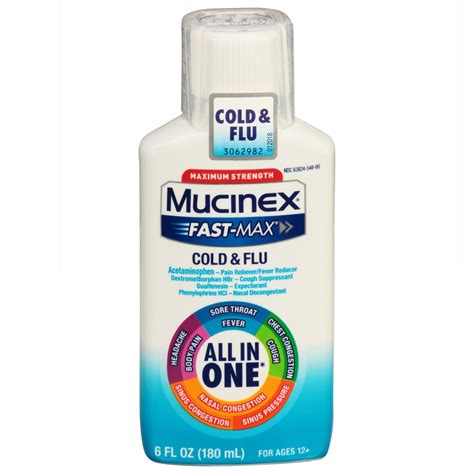 mucinex fast max severe cold multi symptom maximum strength shop cough cold flu
