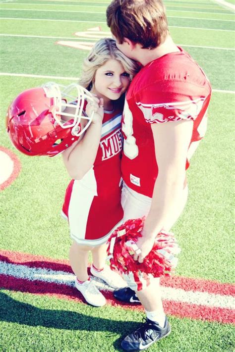 football player cheerleader couple photography super cute photography my first love ️