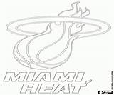 Nba Logo Coloring Pages Heat Miami Logos Team Drawing Printable Golden Warriors State Badge Conference Division Eastern Southeast Kings Games sketch template