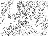 Coloring Fairy Forest Pages Large Coloringpages4u sketch template