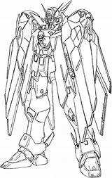 Gundam Lineart Astraea sketch template