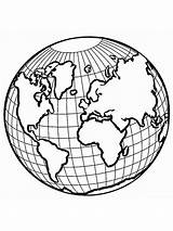 Coloring Pages Earth Equator Educational Printable Template sketch template