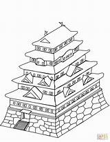 Diferencias Edo Japonia Burg Openclipart Japoneses Kleurplaten Castelo Supercoloring Zamek Castelos Grusel Bodenstein Japoński Drukuj sketch template