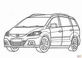 Mazda Coloring Pages Miata Kids Color Main Printable Cars Transport 2009 Print Skip sketch template