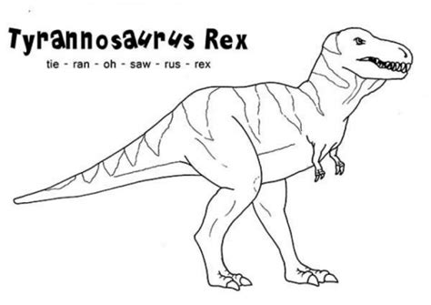 printable  rex coloring pages everfreecoloringcom