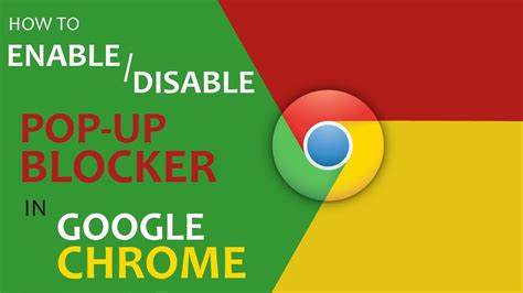 disable pop   enable chrome browsers techknowledge